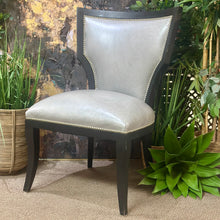 Load image into Gallery viewer, Grey Leather-Like Dining Chair
