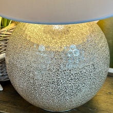 Load image into Gallery viewer, Golden Ivory Crackle Lamp
