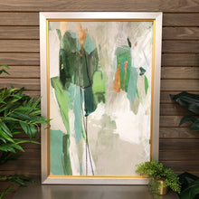 Load image into Gallery viewer, Green &amp; Gold Abstract II
