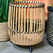 Load image into Gallery viewer, Natural/Black Basket
