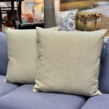 Load image into Gallery viewer, Green Tweed Designer Pillow
