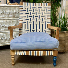 Load image into Gallery viewer, Bunakara Indigo Striped Chair
