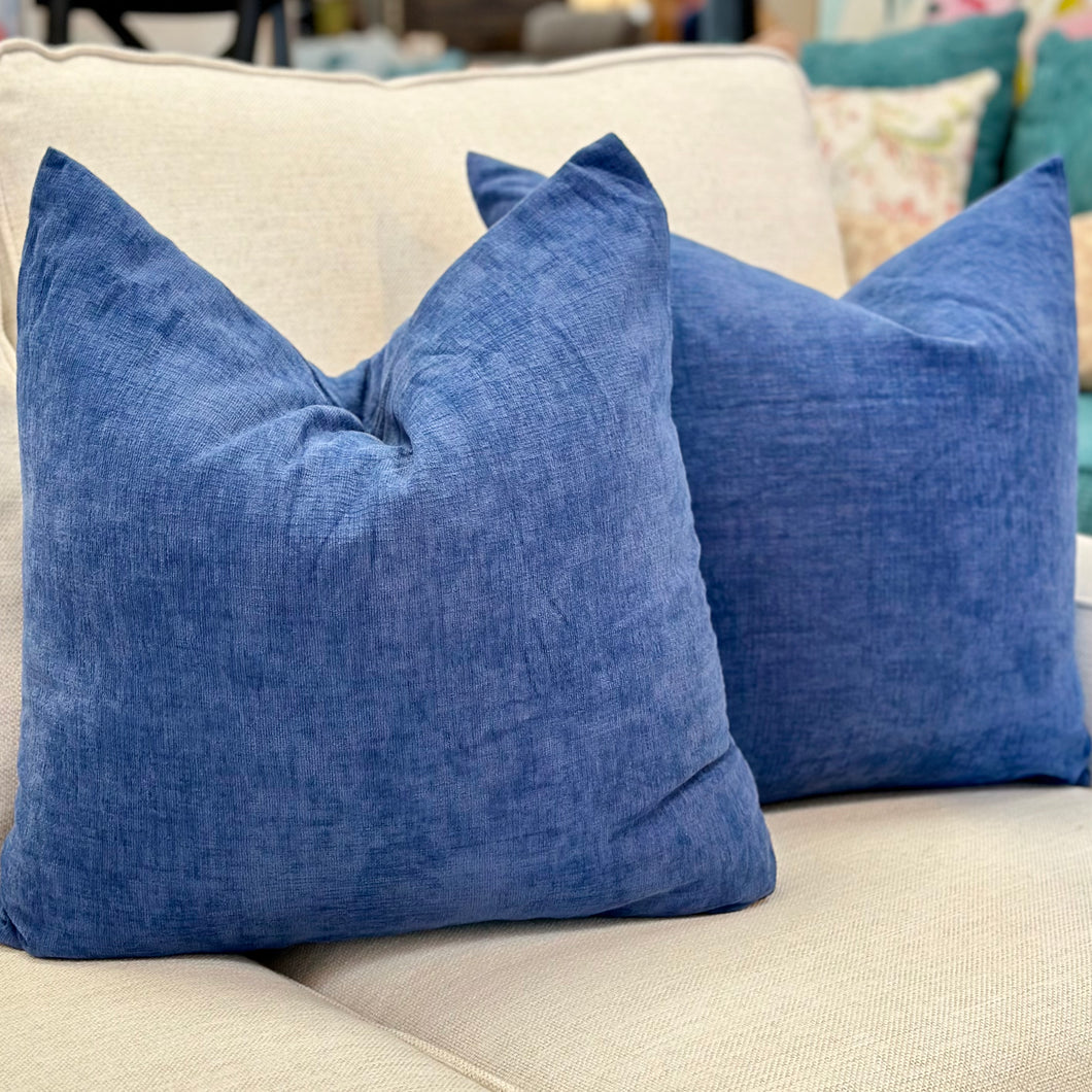 Blue Down Pillow