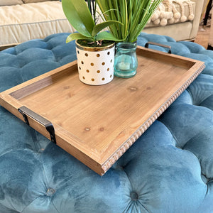 Dark Wood Serving Tray