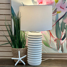 Load image into Gallery viewer, Ivory Ribbed Lamp
