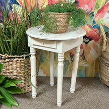 Load image into Gallery viewer, Carved Top Side Table
