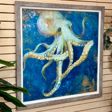 Load image into Gallery viewer, Blue Sea Creature Giclee
