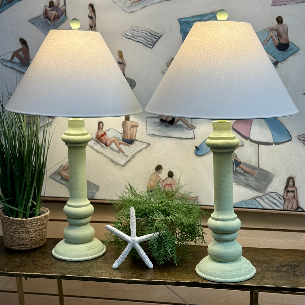 Soft Green Wash Lamp