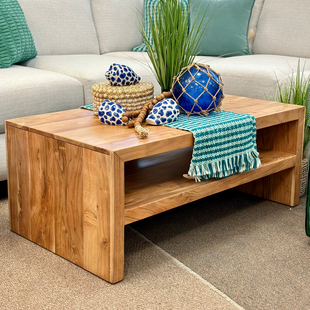 Natural Wood Coffee Table