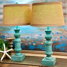 Load image into Gallery viewer, Teal Lamp
