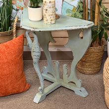 Load image into Gallery viewer, Green Bird Motif Side Table

