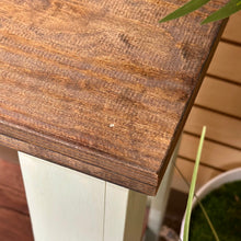 Load image into Gallery viewer, Aqua &amp; Wood Console
