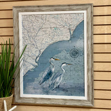Load image into Gallery viewer, Carolina Map W/Shorebirds
