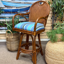 Load image into Gallery viewer, Rattan Swivel Counter Stool
