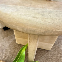 Load image into Gallery viewer, Round Mango Wood Side Table
