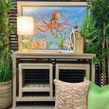 Load image into Gallery viewer, Geometric Wood Console
