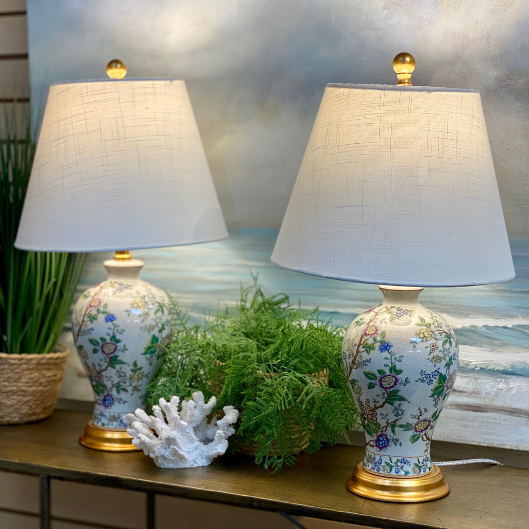 Floral Table Lamp