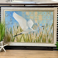 Load image into Gallery viewer, &#39;Snowy Egret In Flight&#39; Giclee
