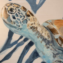 Load image into Gallery viewer, Turtle W/Sea Plant Giclee
