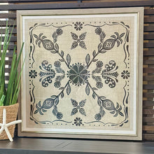 Load image into Gallery viewer, Framed Black/Beige Art
