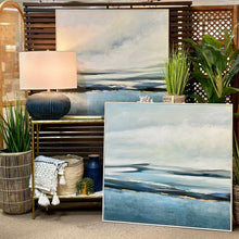 Load image into Gallery viewer, Navy/Gold Abstract I
