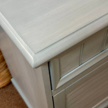 Load image into Gallery viewer, Powder Blue Shutter Nightstand
