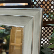 Load image into Gallery viewer, Grey-White Framed Mirror
