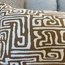 Load image into Gallery viewer, XL Gold &amp; Ivory Lumbar Pillow
