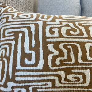 XL Gold & Ivory Lumbar Pillow
