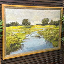 Load image into Gallery viewer, Gold Framed Marsh Art
