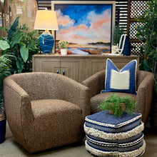 Load image into Gallery viewer, Rust Textured Swivel Chair
