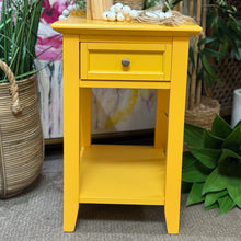 Load image into Gallery viewer, Yellow Power Side Table
