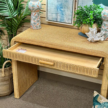 Load image into Gallery viewer, World Market Wicker Desk
