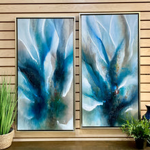 Load image into Gallery viewer, Teal/Gold Abstract II

