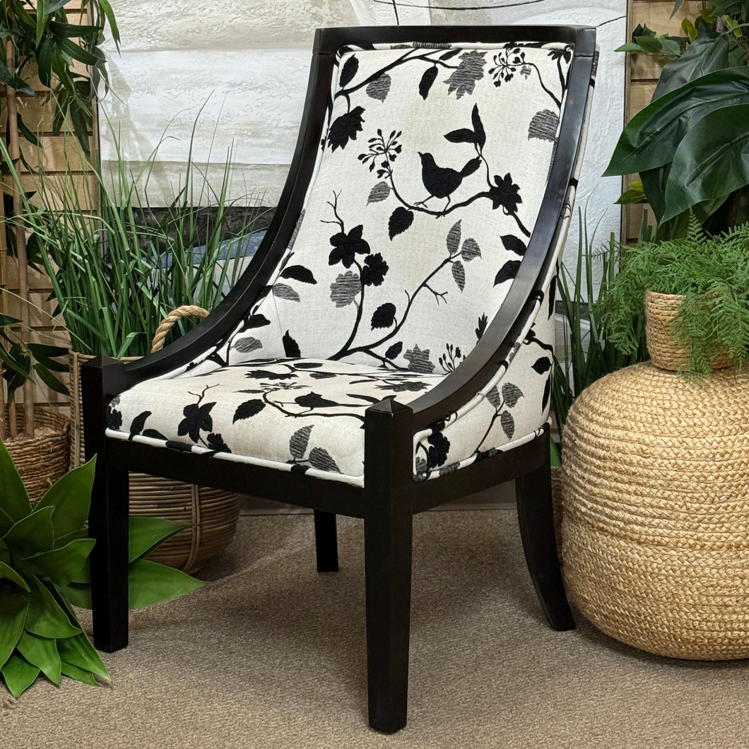 Black/White Bird Chair