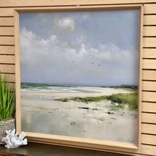 Load image into Gallery viewer, Framed Shore Under Clouds Art

