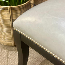 Load image into Gallery viewer, Grey Leather-Like Dining Chair
