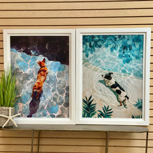 Load image into Gallery viewer, Framed Corgi Giclee
