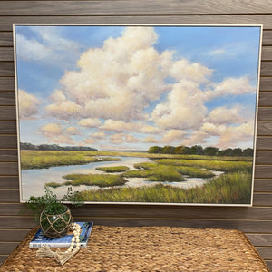 Marsh View w/Cloudy Sky