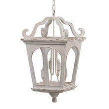 Load image into Gallery viewer, Distressed Ivory Chandelier
