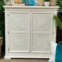 Load image into Gallery viewer, Ivory 2DR Medallion Cabinet
