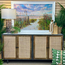 Load image into Gallery viewer, 4DR Cane Cabinet w/ Marble
