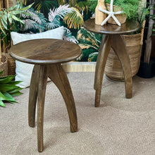 Load image into Gallery viewer, Chestnut Round Side Table
