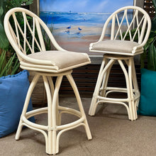 Load image into Gallery viewer, Rattan Swivel Counter Stool
