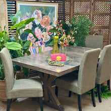 Load image into Gallery viewer, Grey Trestle Dining Table
