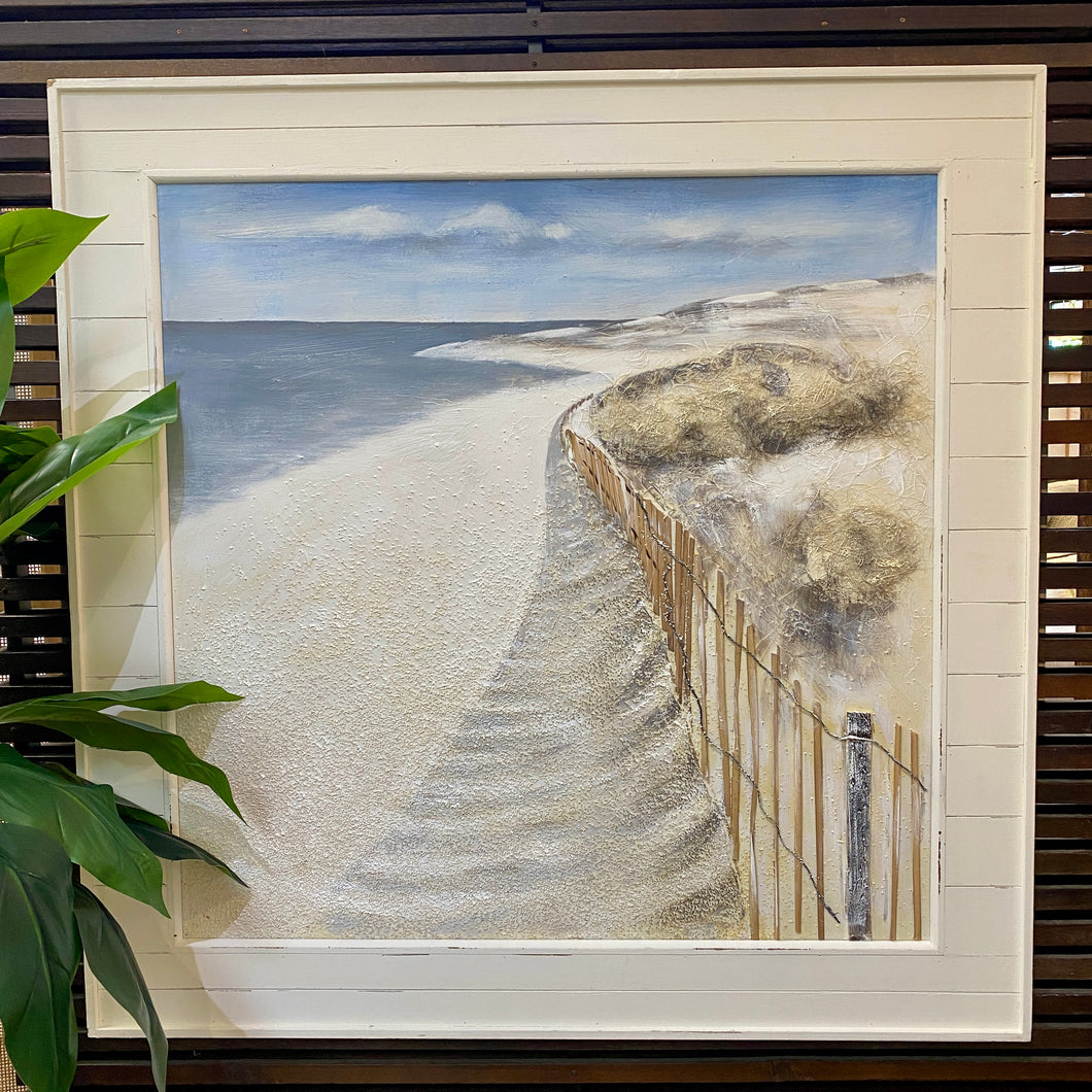 Coastal View Framed In Shiplap