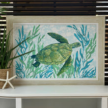 Load image into Gallery viewer, Sea Turtle In Seaweed Giclee
