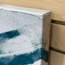 Load image into Gallery viewer, LG Blue Leaf Canvas Art I
