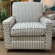 Load image into Gallery viewer, Blue Grid Swivel Glider

