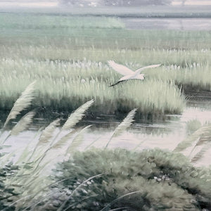 'Distant Egrets' Fine Art Giclee